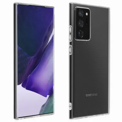 Maska Galaxy Note 20 Ultra Silikonski gel Fleksibilna Ultra-tanka Prozirna