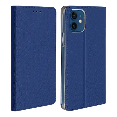 Torbica za Apple iPhone 12 Mini futrola Folio držač kartica funkcija stalka plava