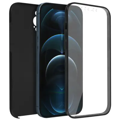 Maska za iPhone 12 Pro Max kruta poleđina i savitljiva prednja strana