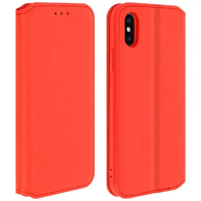 Futrola Apple iPhone X / XS Folio novčanik funkcija stalka crvena
