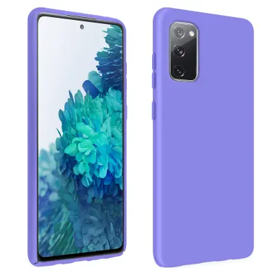 Maska Galaxy S20 FE Polutvrda Soft Touch QI kompatibilna Ljubičasta
