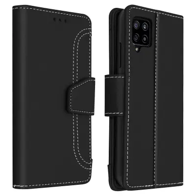 Maska Samsung Galaxy A42 5G Folio futrola, novčanik, funkcija podrške, crna