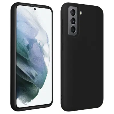 Navlaka Samsung Galaxy S21 Silikonski Gel Mekan Završetak Soft Touch Crna