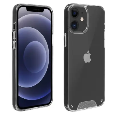Maska Apple iPhone 12 Mini Antišok rubovi Collection Cristal Prozirna