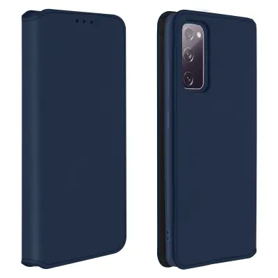 Samsung Galaxy S20 FE preklopna torbica, novčanik, funkcija postolja, plava
