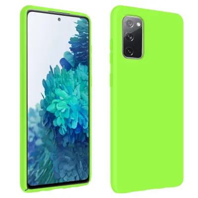 Maska Galaxy S20 FE Polutvrda Soft Touch QI kompatibilna Zelena