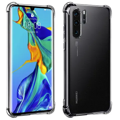 Maska Huawei P30 Pro Fleksibilni silikon Antišok kutovi Prozirna