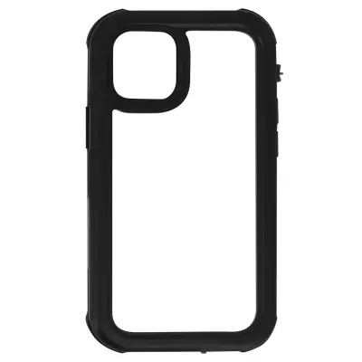 Maska Apple iPhone 12 Mini Čvrsti polikarbonat Antišok IP86 Vodootporna Crna