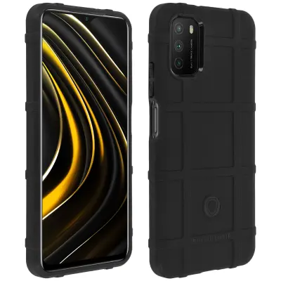 Maska za Xiaomi Poco M3/Redmi 9T reljefna ojačana protiv otisaka