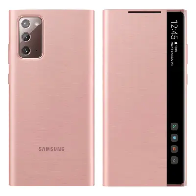 Samsung, Galaxy Note20 Folio Clear View Cover, ružičasta