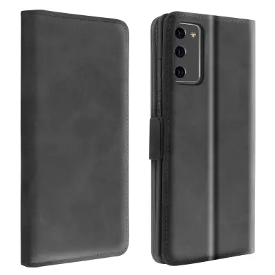 Torbica Samsung Galaxy Note 20 Folio torbica s držačem kartica i funkcijom podrške, crna