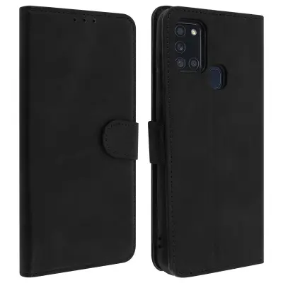 Maska Samsung Galaxy A21s Futrola držač kartice funkcija postolja crna