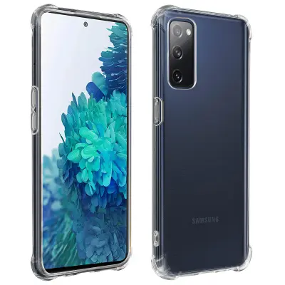 Navlaka Samsung Galaxy S20 FE Fleksibilna Otporna na Udarce Kutovi Bumper Transparentna