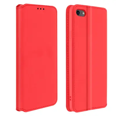 Futrola iPhone SE 2022 / 2020 i 8 / 7 Folio novčanik funkcija stalka crvena