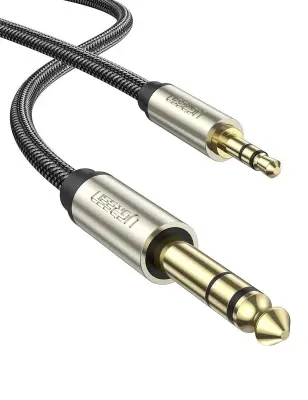 UGREEN AV127 kabel od 3,5 mm jacka do TRS-a - 5 m (sivi)