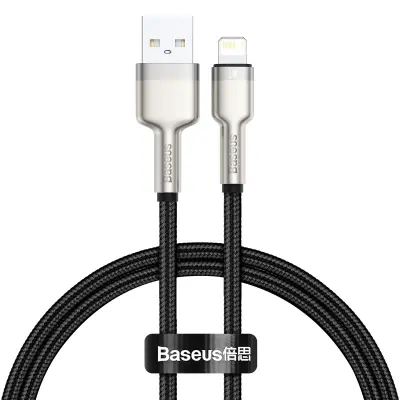 Baseus Cafule kabel USB na Lightning, 2,4 A, 0,25 m (crni)