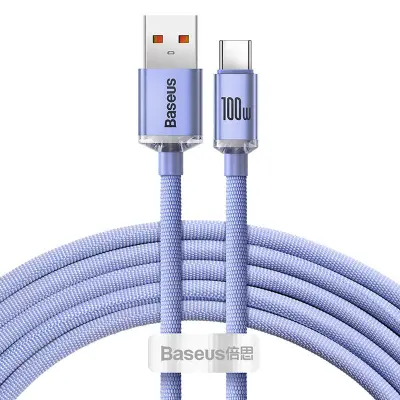 Kabel USB-C na USB-A 100W Serija Crystal Shine Punjenje i Sinkronizacija 1,2m