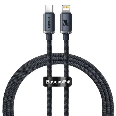 Kabel Lightning za USB-C 20W Crystal Shine punjenje i sinkronizacija 1,2m