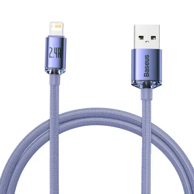 Kabel Lightning na USB 20W Model Crystal Shine Punjenje i Sinkronizacija 1,2m