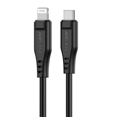 Kabel lightning Acefast USB-C crni