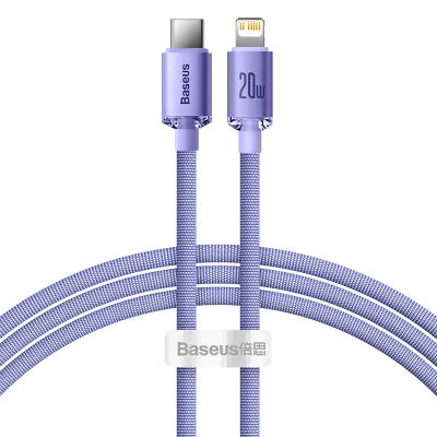 Kabel Lightning za USB-C 20W Crystal Shine punjenje i sinkronizacija 1,2m