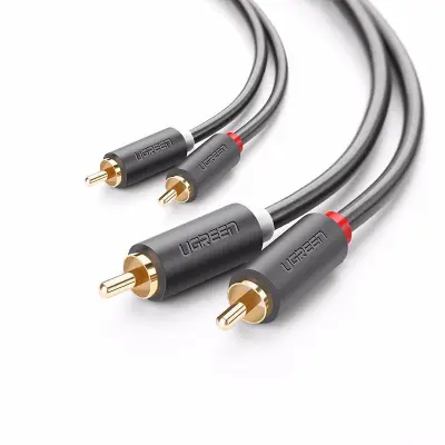 UGREEN kabel 2RCA (cinch) na 2RCA (cinch), 2 m (crni)