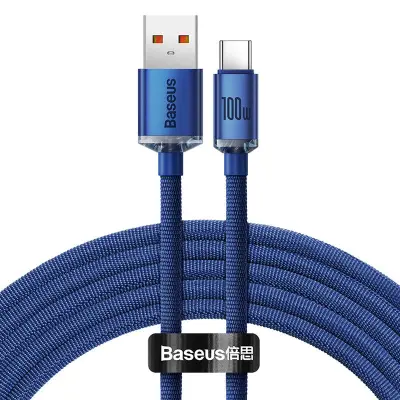 Kabel USB-C na USB-A 100W Serija Crystal Shine Punjenje i Sinkronizacija 1,2m