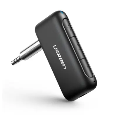 Automobilski audio prijemnik, Bluetooth 5.0, AUX mini jack, crni