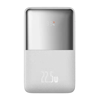 Bipow Pro 20000 mAh 22.5W power bank s 0,3 m bijelim USB-C kabelom