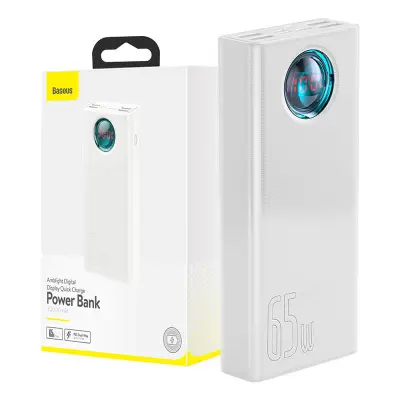 Amblight Power Bank 65W 30000mAh Inozemno izdanje, bijela