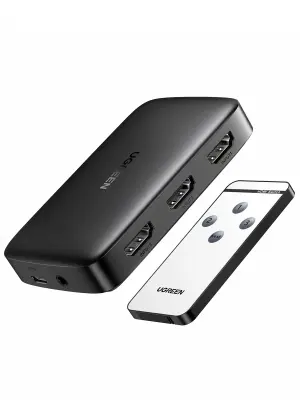 UGREEN CM332 3-u-1 HDMI 1.4 4K 30 Hz prekidač (crni)