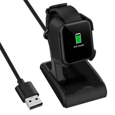 Stanica za Punjenje Xiaomi Redmi Watch i Mi Watch Lite USB Utičnica 90cm Crna