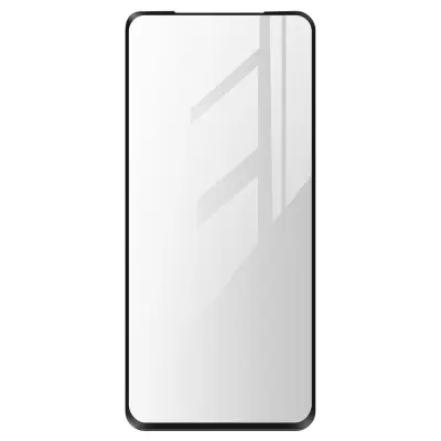 Staklo Oppo A94 5G Kaljeno Staklo 9H Skošeno Transparentno / Crno