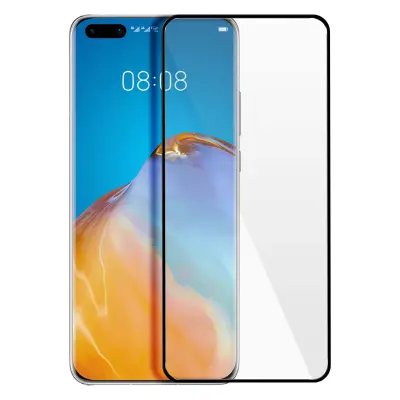 Zaštitna Folija Huawei P40 Zaštita Kaljeno Staklo 9H Otporno Transparentno Obrub Crni