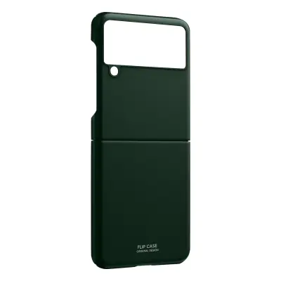 Navlaka Samsung Z Flip 3 Kruta s Trakom Protukliznom Zelena