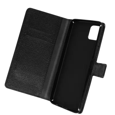 Maska Samsung Galaxy A22 5G Folio novčanik video postolje s remenom crna