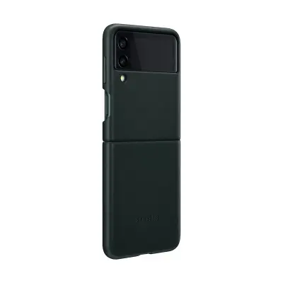 Maska za Samsung Galaxy Z Flip 3 kožna, podržava bežično punjenje