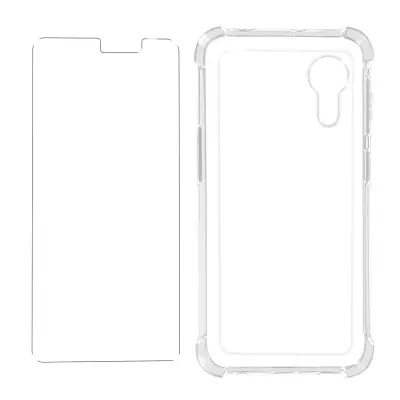 Paket zaštite Samsung Galaxy Xcover 5 Mekana maska i Prozirno zaštitno staklo