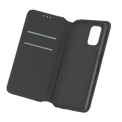 Redmi Note 10 / Note 10s torbica s držačem kartica i funkcijom video postolja, crna