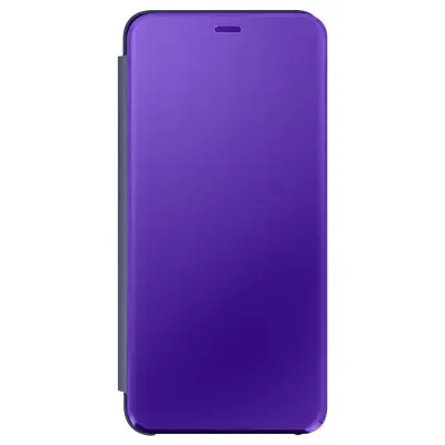 Maska Oppo Find X3 Lite Preklopna prozirna zrcalna video podrška ljubičasta