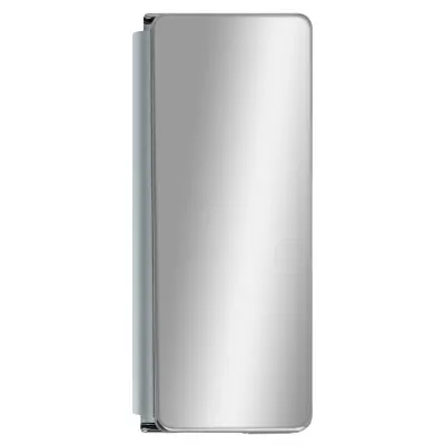 Maska za Samsung Z Fold 2 preklopna ogledalo prozirna ultra-tanka srebrna