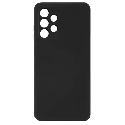 Navlaka Samsung Galaxy A32 Silikon Polu-kruta Završetak Soft Touch Tanka Crna