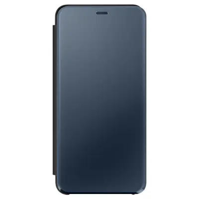 Futrola Oppo Find X3 Lite prozirni preklop ogledalo video stalak crna