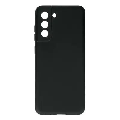 Navlaka Samsung Galaxy S21 FE Silikon Polu-kruta Završetak Soft Touch Tanka Crna
