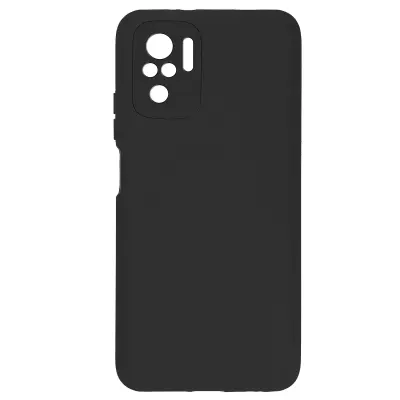 Maska Redmi Note 10 i Redmi Note 10s polutvrda Soft Touch tanka crna
