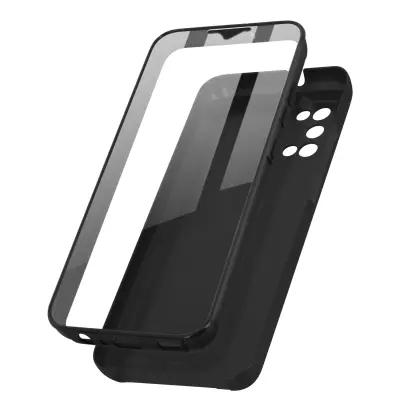 Navlaka Samsung Galaxy A02s Stražnja Kruta i Prednja Mekana - crna