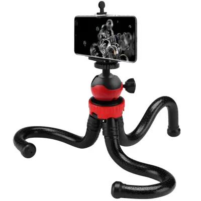 Nosač Hobotnica Telefon / GoPro Fleksibilan Rotacija 360° Način Monoštapa i Tronošca