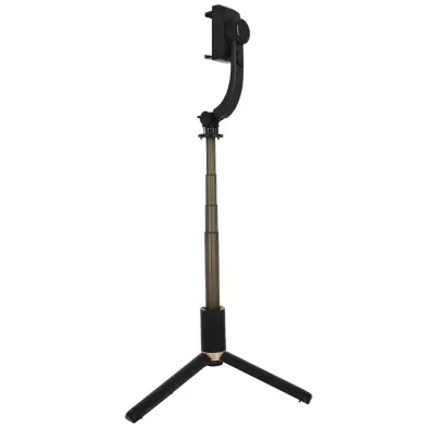 Selfie štap za pametni telefon 2 u 1 Stabilizator Bluetooth daljinski upravljač Serija Q08 Crni