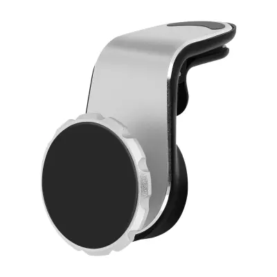 Auto Nosač Smartphone Magnetski Sustav Pričvršćivanje Rešetka Ventilacije - Srebrni