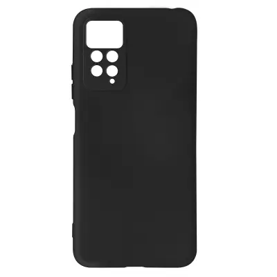 Navlaka Silikonska za Xiaomi Redmi Note 11 Pro 5G Polu-kruta Soft-touch Tanka crna
